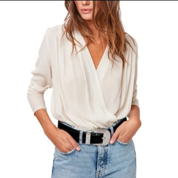 Forever 21 Tops - Forever21 wrap long sleeve top S